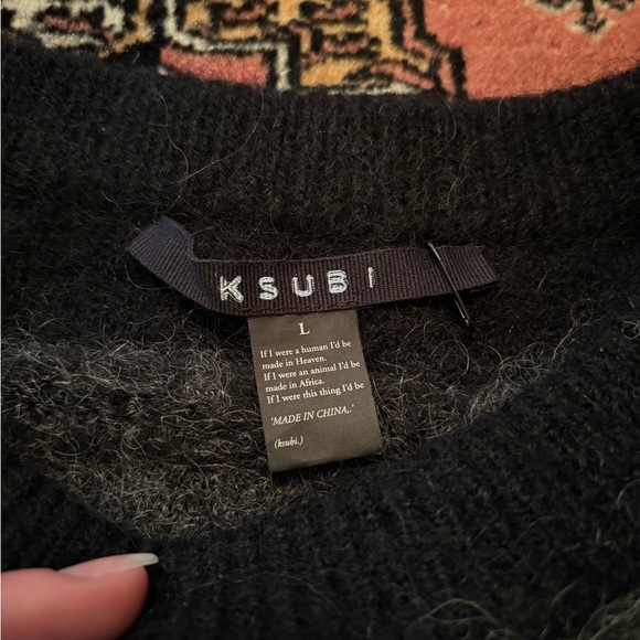 Ksubi Strip Mohair Sweater - Picture 3 of 8